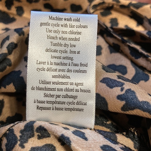 IN BLOOM by JONQUIL Cheetah Print Chemise Black Lace Trim Womens Large - Picture 10 of 11